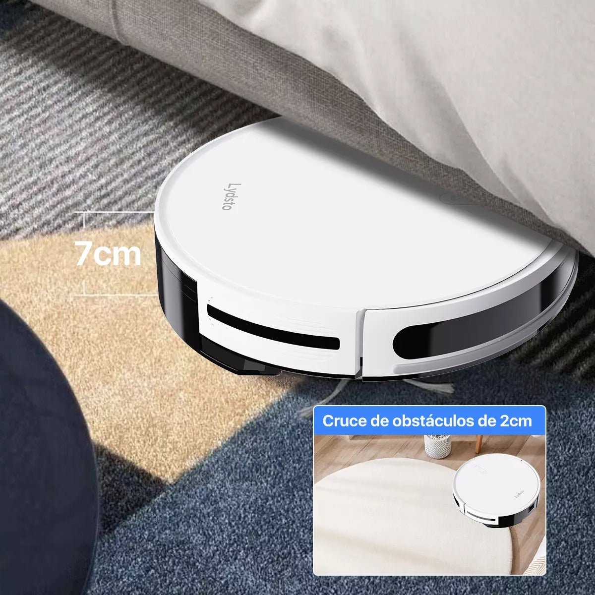 Lydsto G1 aspiradora trapeadora robot potencia 3300 pa blanco - Orro Home Mexico