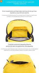 Mochila Xiaomi Mochila Casual Mochila De Viaje Mochila Laptop Mi Home Moda Mochila Moda Bolsos Para Hombre Y Mujer Naranja - Orro Home Mexico
