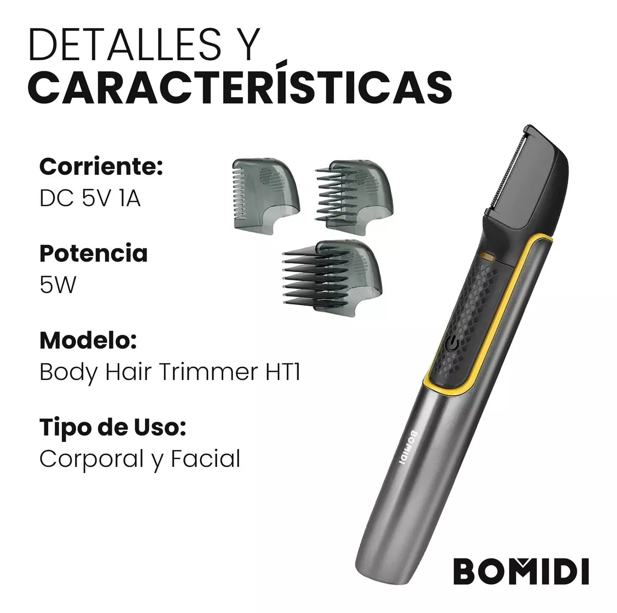 Razuradoas Electrica Cortadora Cabello Zona Intima Bomidi - Orro Home Mexico